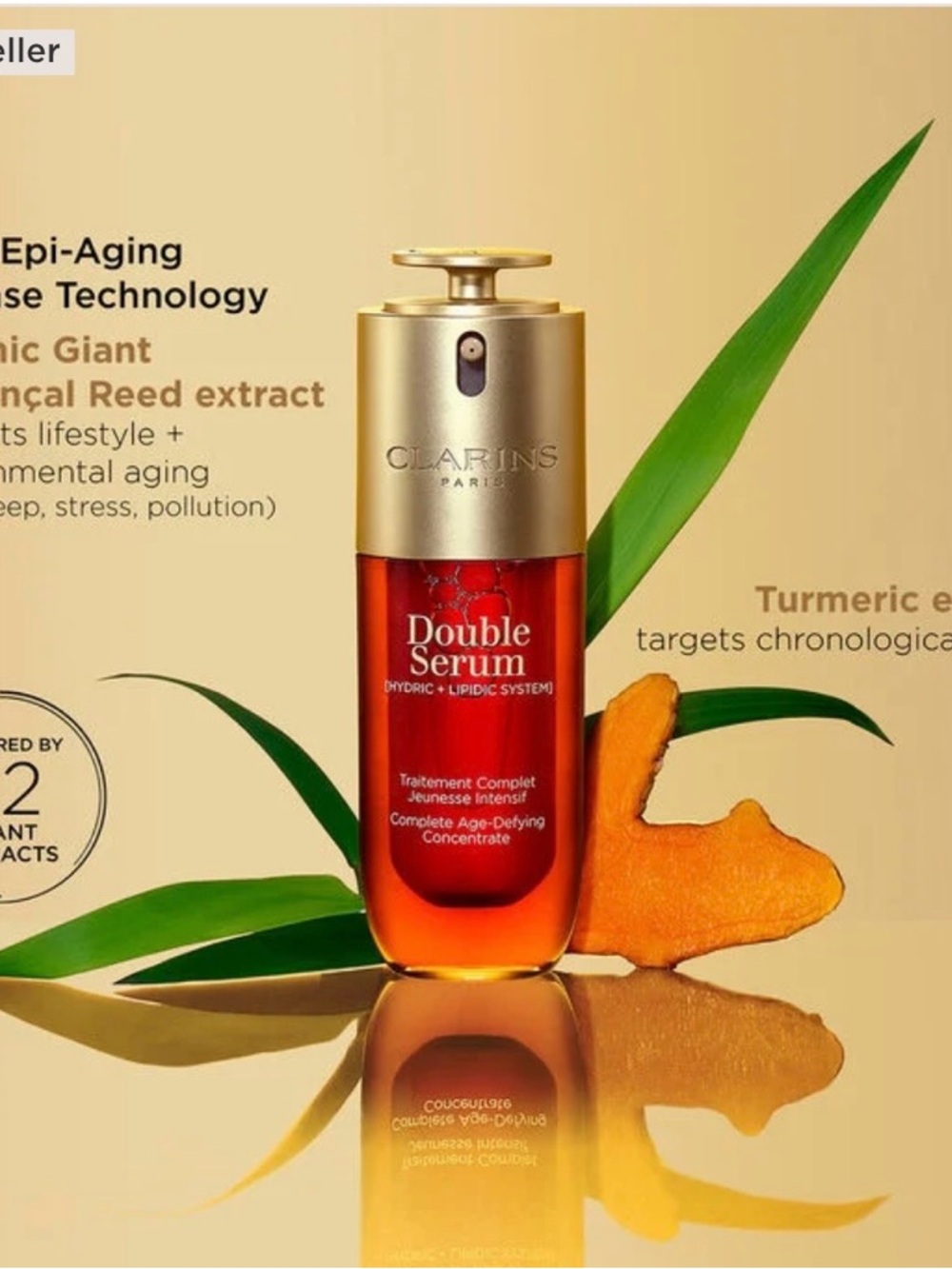 Clarins Double Serum Complete Age-Defying Concentrate - 1.7oz - Picture 4 of 8